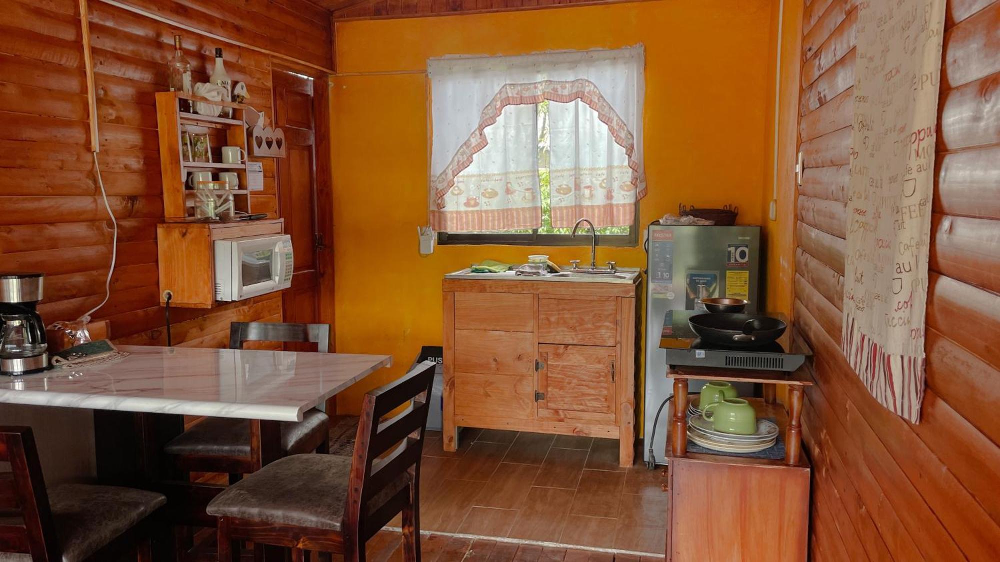 Cozy Woodcabin Santa María Buitenkant foto